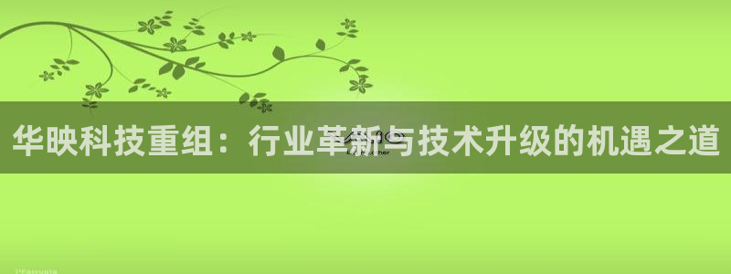 华映科技重组：行业革新与技术升级的机遇之道