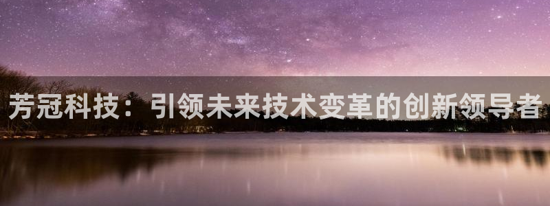 芳冠科技：引领未来技术变革的创新领导者